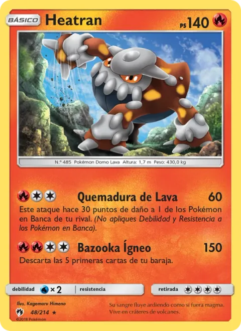 Heatran [Lava Burn | Heat Bazooka]