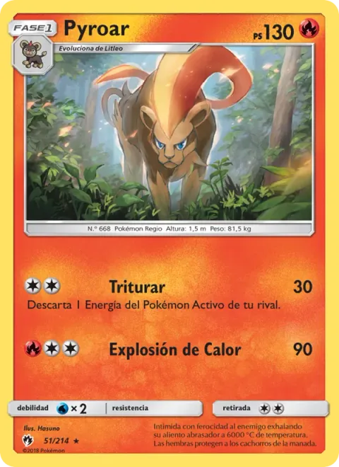 Pyroar [Crunch | Heat Blast]