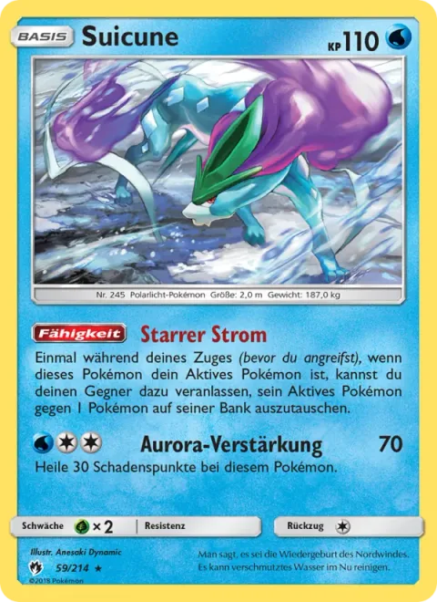 Suicune GX [Phantom Winds | Cure Stream | Brinicle GX]