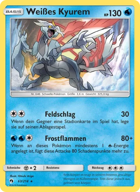 White Kyurem [Field Crush | Freezing Flame]