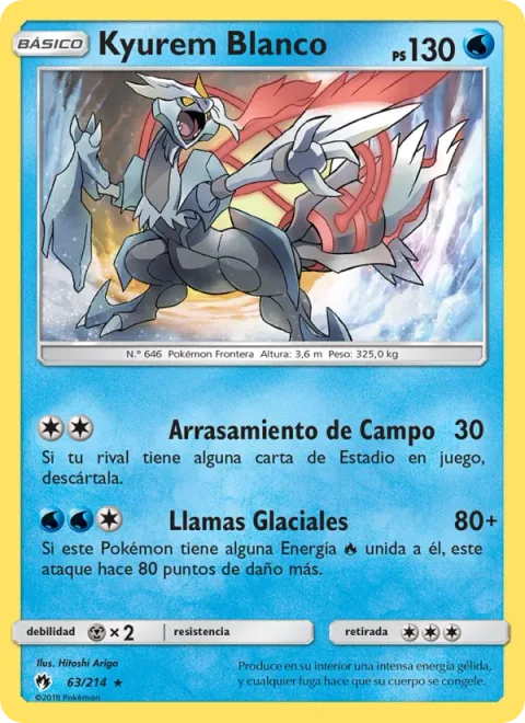 White Kyurem [Field Crush | Freezing Flame]