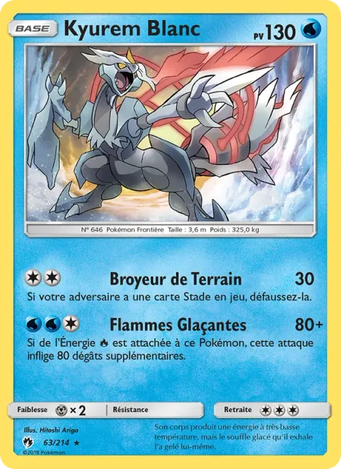 White Kyurem [Field Crush | Freezing Flame]