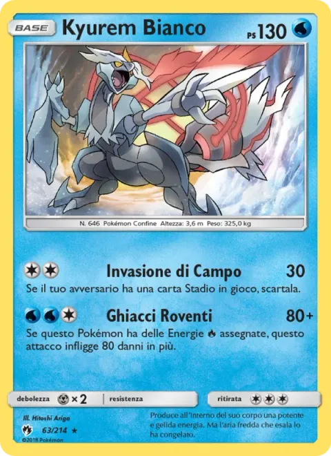 White Kyurem [Field Crush | Freezing Flame]