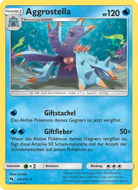 Toxapex [Poison Sting | Venom Fever]