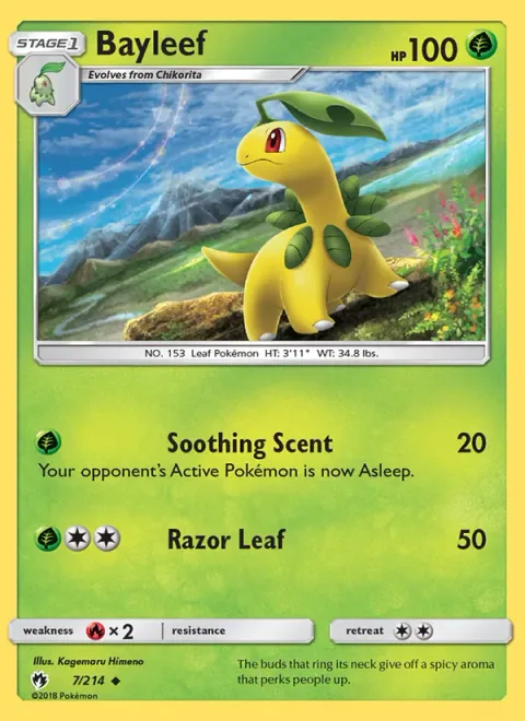 Bayleef [Soothing Scent | Razor Leaf]