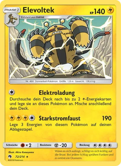 Electivire [Electrocharge | High-Voltage Knuckle]