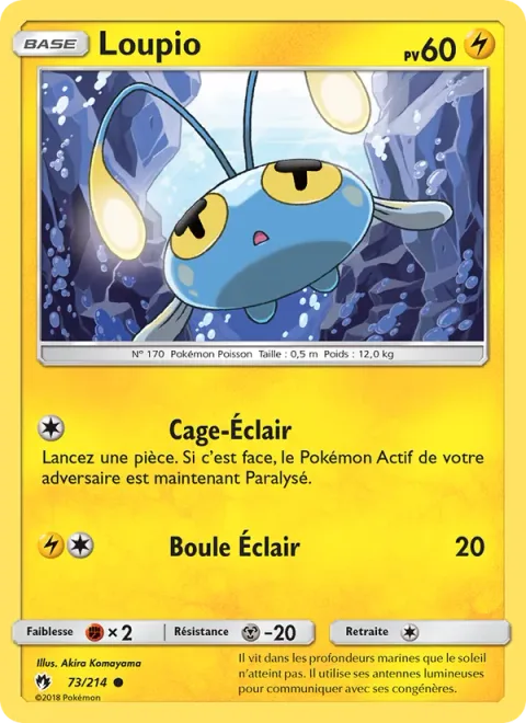 Chinchou [Thunder Wave | Lightning Ball]