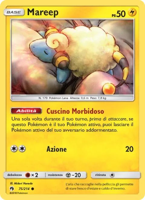 Mareep [Fluffy Pillow | Tackle]