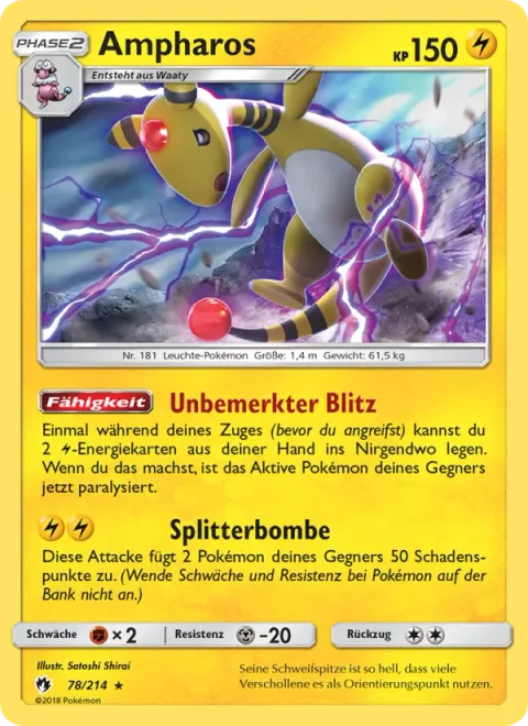 Ampharos [Unseen Flash | Split Bomb]
