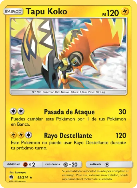 Tapu Koko [Strafe | Flashing Bolt]
