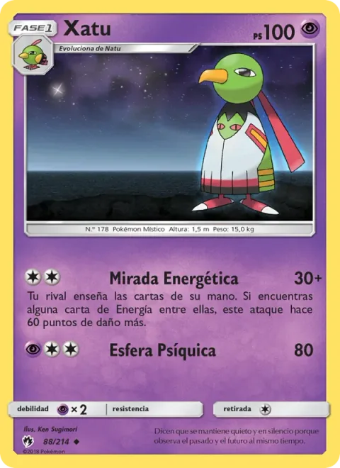 Xatu [Energy Gaze | Psychic Sphere]