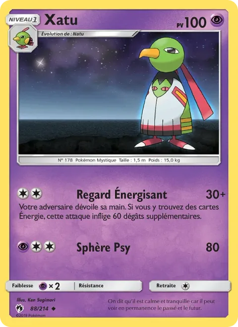 Xatu [Energy Gaze | Psychic Sphere]