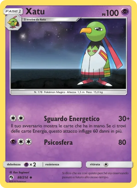 Xatu [Energy Gaze | Psychic Sphere]