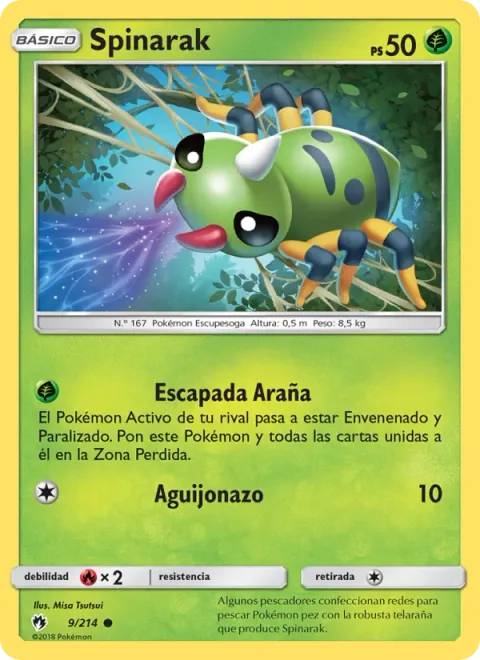 Spinarak [Spider Scram | Sting]