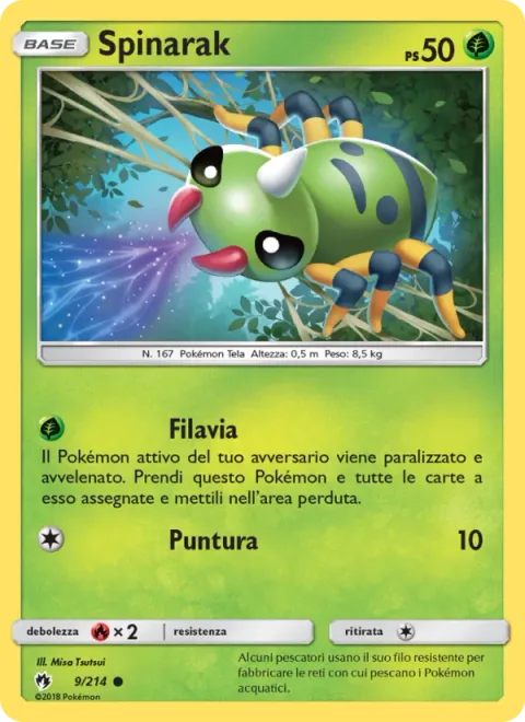 Spinarak [Spider Scram | Sting]