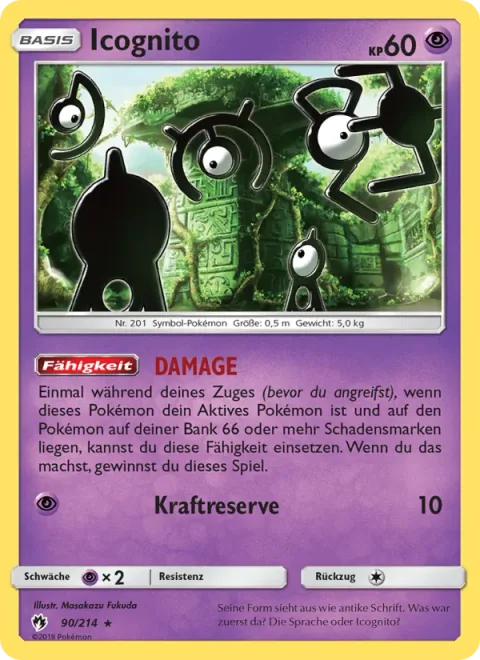 Unown [DAMAGE | Hidden Power]
