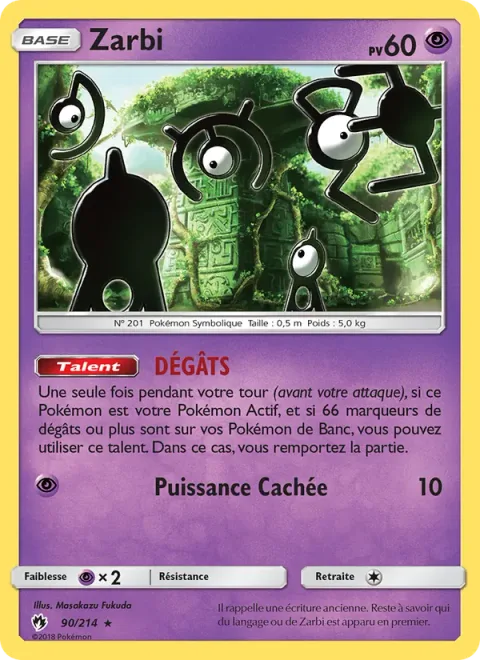 Unown [DAMAGE | Hidden Power]