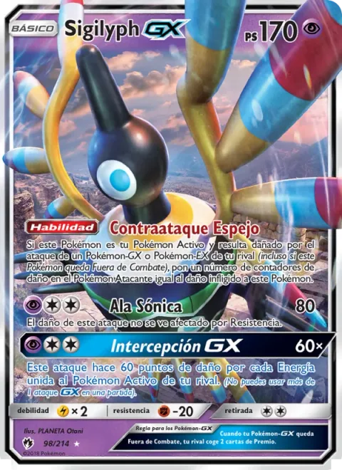 Sigilyph GX [Mirror Counter | Sonic Wing | Intercept GX]