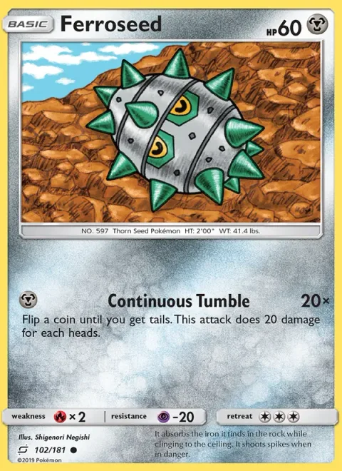 Ferroseed [Continuous Tumble]