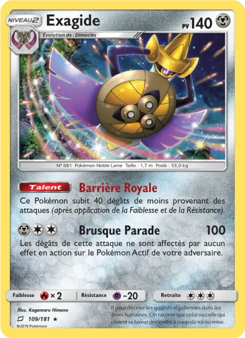 Aegislash [Royal Guard | Shield Bash]