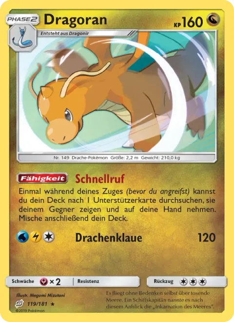Dragonite [Fast Call | Dragon Claw]