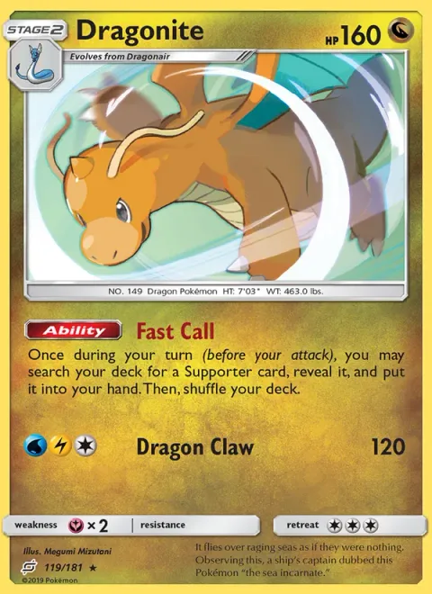 Dragonite [Fast Call | Dragon Claw]