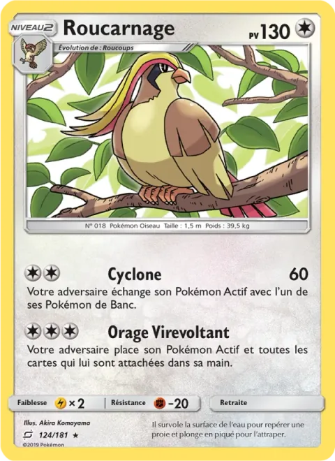 Pidgeot [Whirlwind | Spin Storm]