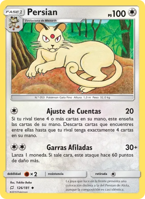 Persian [Make ‘Em Pay | Sharp Claws]