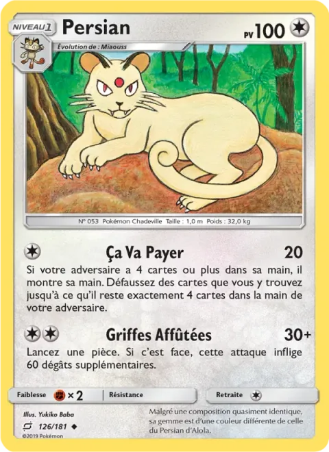 Persian [Make ‘Em Pay | Sharp Claws]