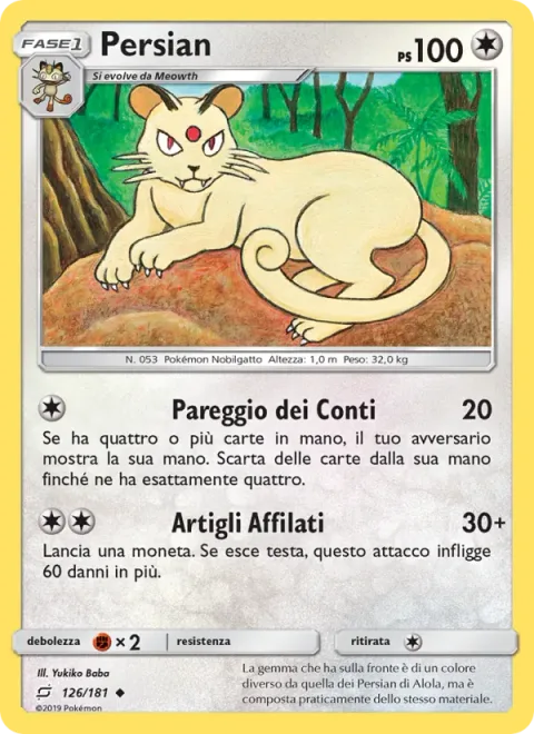 Persian [Make ‘Em Pay | Sharp Claws]