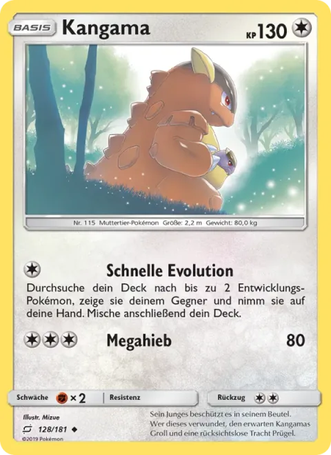 Kangaskhan [Fast Evolution | Mega Punch]
