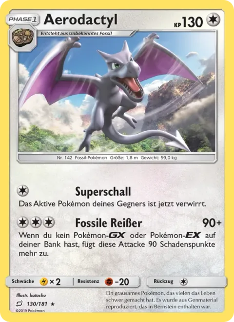 Aerodactyl [Supersonic | Fossil Fangs]