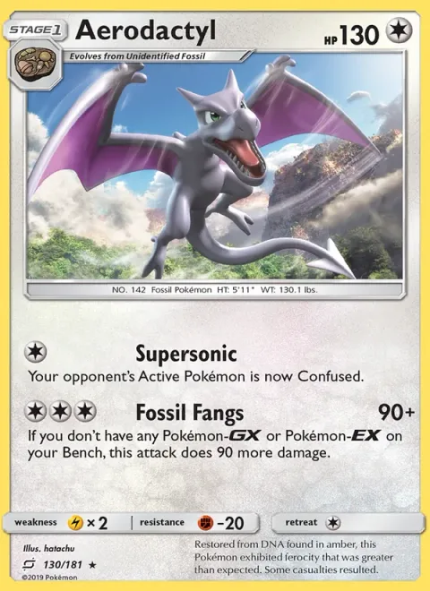 Aerodactyl [Supersonic | Fossil Fangs]