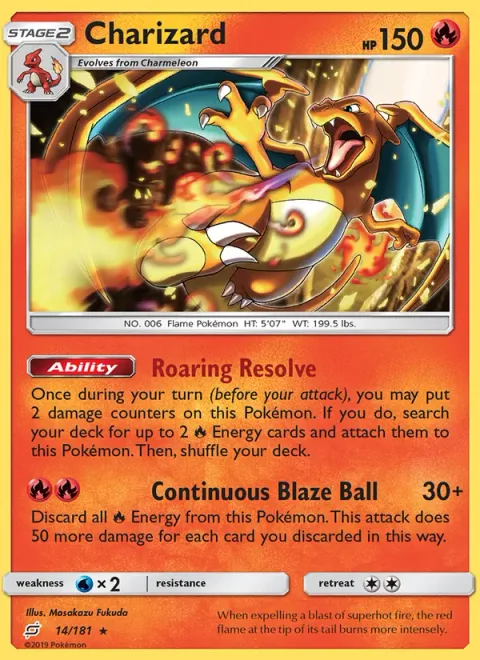 Charizard [Roaring Resolve | Continuous Blaze Ball]