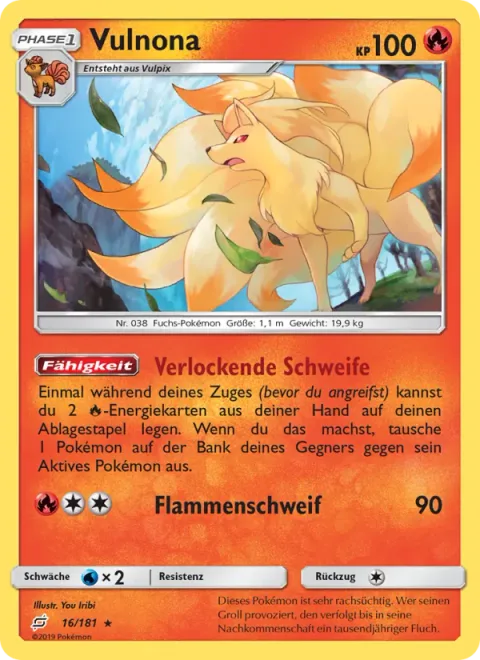 Ninetales [Nine Temptations | Flame Tail]