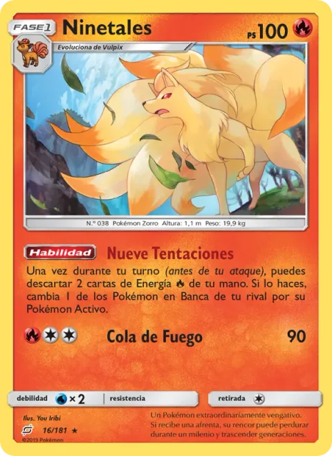 Ninetales [Nine Temptations | Flame Tail]