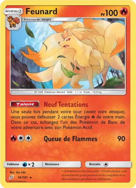 Ninetales [Nine Temptations | Flame Tail]