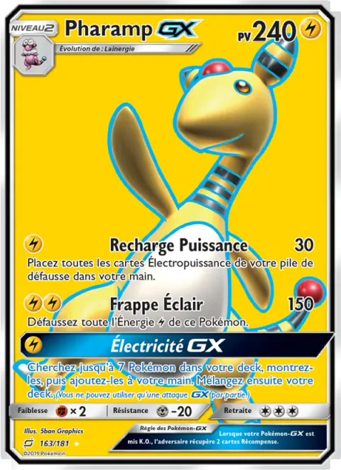 Ampharos GX [Power Recharge | Impact Bolt | Electrical GX]