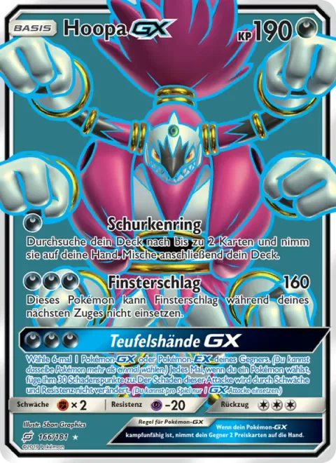 Hoopa GX [Rogue Ring | Dark Strike | Devilish Hands GX]