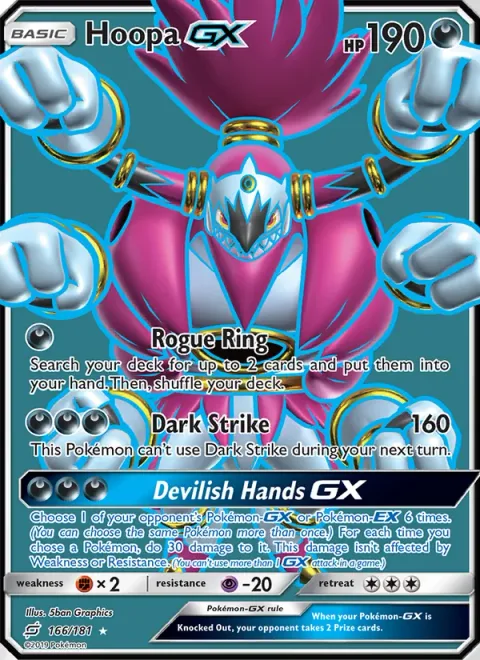 Hoopa GX [Rogue Ring | Dark Strike | Devilish Hands GX]