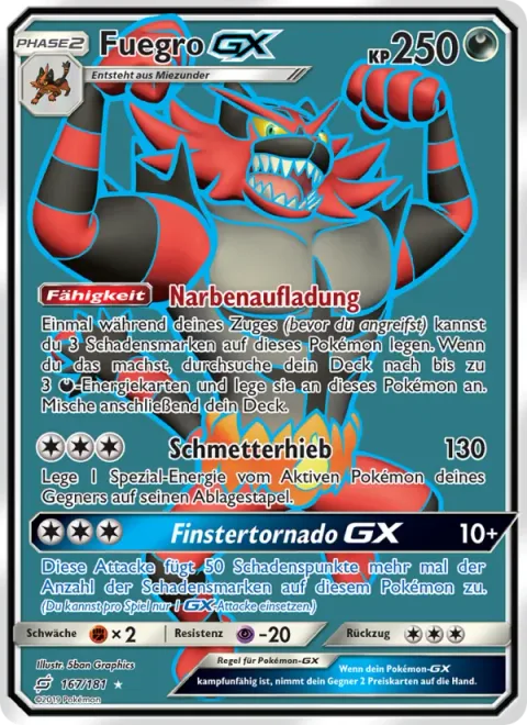 Incineroar GX [Scar Charge | Crushing Punch | Darkest Tornado GX]