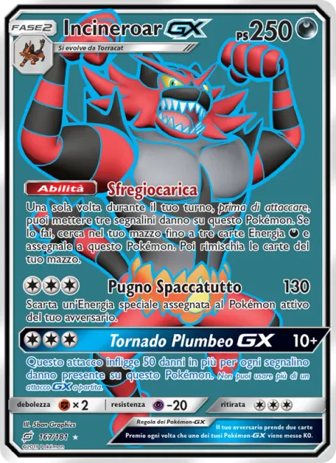 Incineroar GX [Scar Charge | Crushing Punch | Darkest Tornado GX]