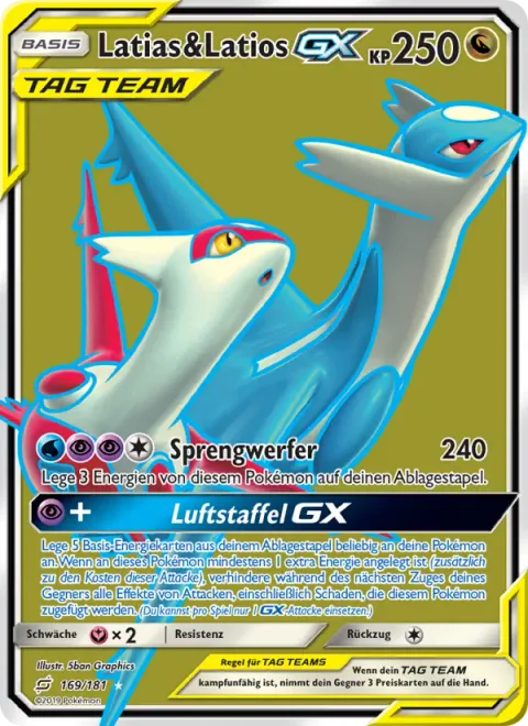 Latias & Latios GX [Buster Purge | Aero Unit GX]
