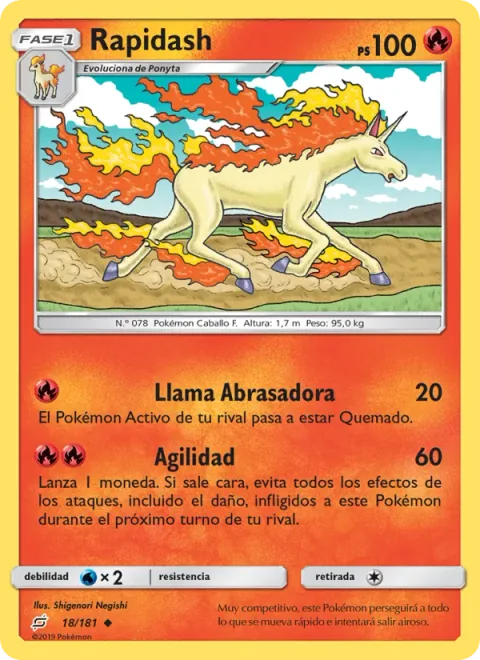 Rapidash [Searing Flame | Agility]