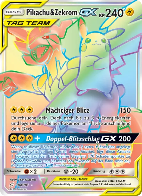 Pikachu & Zekrom GX [Full Blitz | Tag Bolt GX]