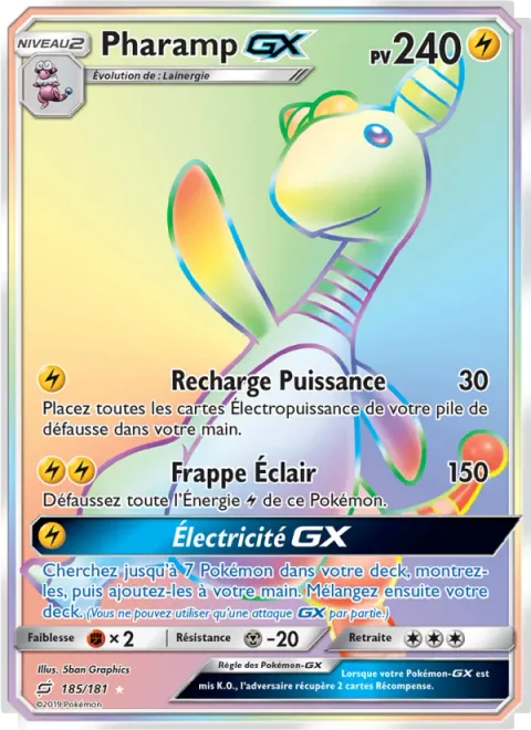 Ampharos GX [Power Recharge | Impact Bolt | Electrical GX]