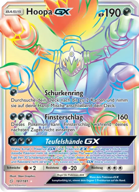 Hoopa GX [Rogue Ring | Dark Strike | Devilish Hands GX]