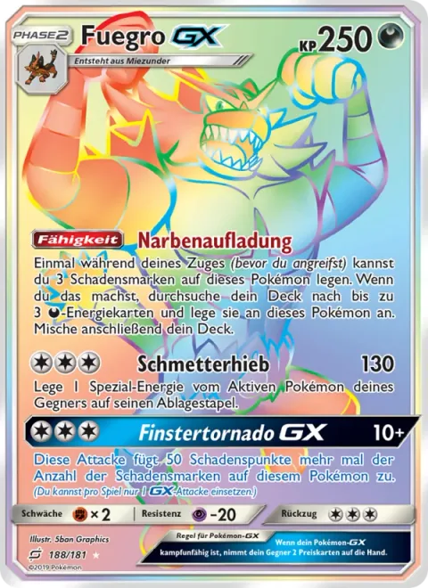 Incineroar GX [Scar Charge | Crushing Punch | Darkest Tornado GX]