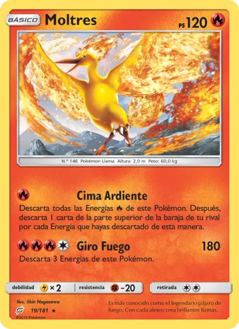 Moltres [Top Burner | Fire Spin]