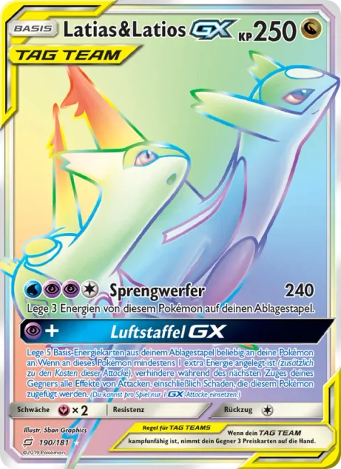 Latias & Latios GX [Buster Purge | Aero Unit GX]